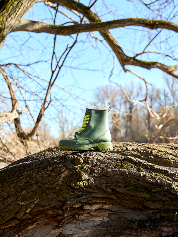 ОТСТЪПКА Кедровозелени дамски ботуши за дъжд