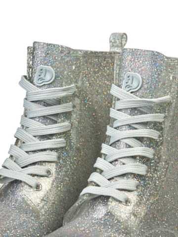 Pre dokonalý a originálny outfit Voňavé dúhové glitrované dámske gumáky