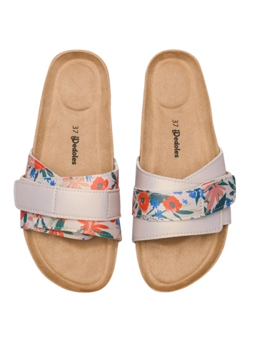 Pre dokonalý a originálny outfit Sandales en liège pour femmes Jardin de coquelicots