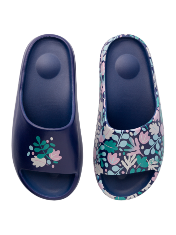 Eredeti ajándék a Dedolestől Vidám, chunky papucs Színes levelek