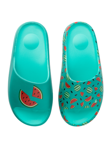 Eredeti ajándék a Dedolestől Vidám, chunky papucs Dinnyeszezon