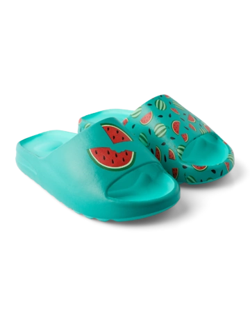 Geschenktipp Lustige chunky Pantoletten Wassermelonensaison