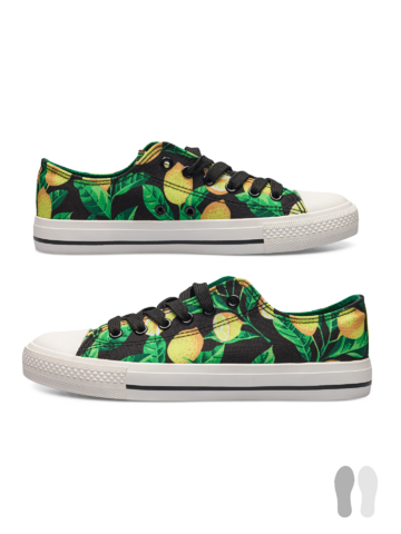 Looking for an original and unusual gift? The gifted person will surely surprise with Canvas Shoes Lemons