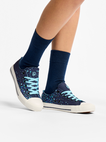 Eredeti ajándék a Dedolestől Vidám vászon tornacipő Esőcseppek