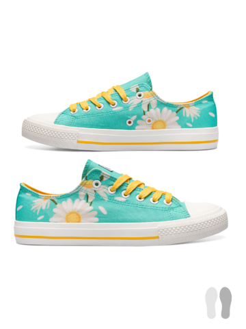 Obrázok produktu Veselé plátenné tenisky Letná sedmokráska