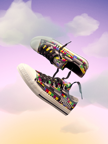 Potešte sa týmto kúskom Dedoles Весели кецове Цветни квадрати