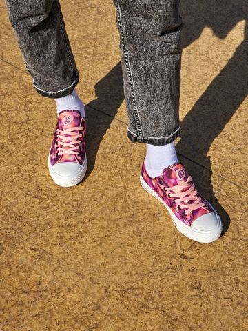 Scarpe di tela Buonumore Mimetico rosa