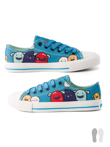 Potešte sa týmto kúskom Dedoles Scarpe di tela Buonumore Mostri divertenti