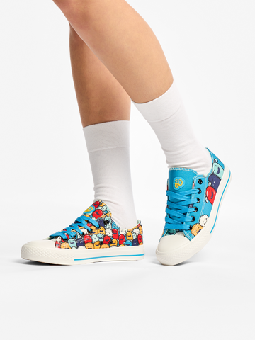 Vrolijke canvas schoenen Grappige monsters Dedoles