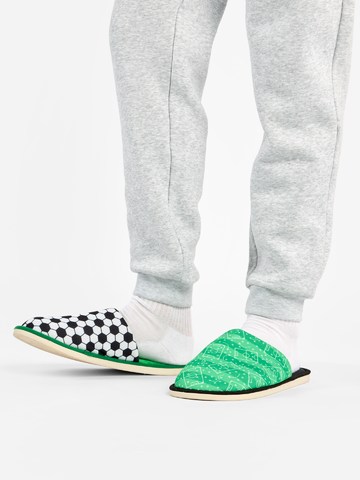 Ajándék tipp Vidám házi papucs Focipálya