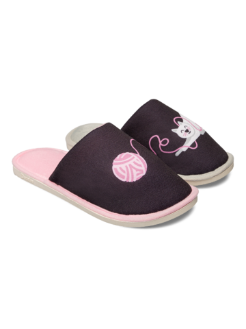 Kedvezmény Vidám házi papucs Cica és gombolyag