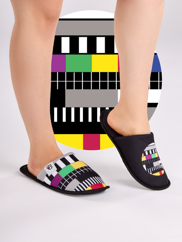 Výnimočný darček od Dedoles Весели пантофи Цветни квадрати