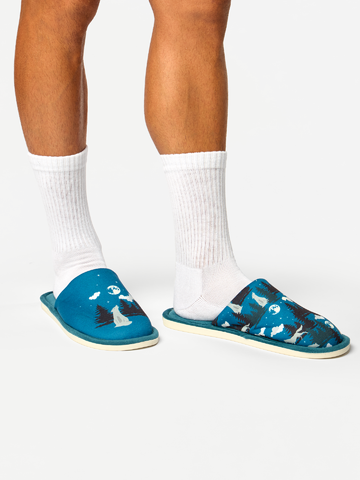 Tip na darček Весели пантофи Вълк и луна