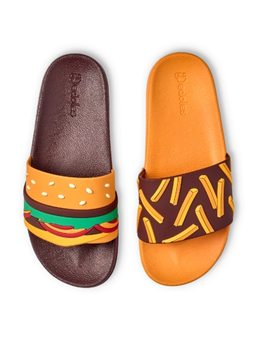 Lifestyle foto Vesele natikače Burger i pomfrit