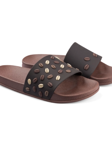 Výnimočný darček od Dedoles Veselé šľapky Čierna káva