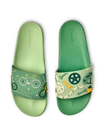 Foto Veselé pantofle Cyklistika