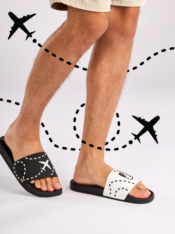 Výnimočný darček od Dedoles Весели чехли Самолетен маршрут