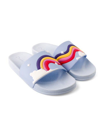 Szerezzen magának örömet ezzel a Dedoles darabbal Vidám papucs Szivárványos égbolt