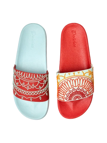 Pre dokonalý a originálny outfit Veselé šľapky Etno mandala