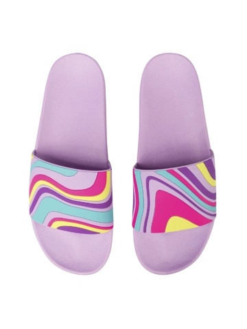 Potešte sa týmto kúskom Dedoles Veselé šľapky Farebné vlny