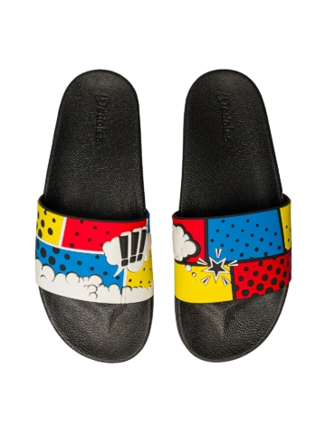 Pre dokonalý a originálny outfit Sandales rigolotes Bandes dessinées colorées