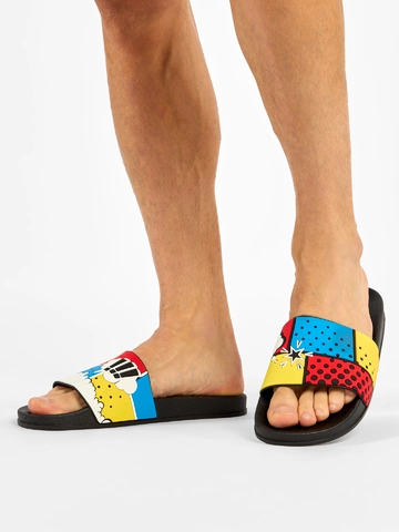 Zľava Sandales rigolotes Bandes dessinées colorées