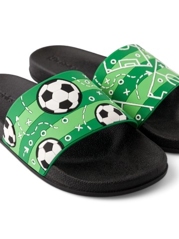 Lifestyle foto Veselé šľapky Futbalové ihrisko