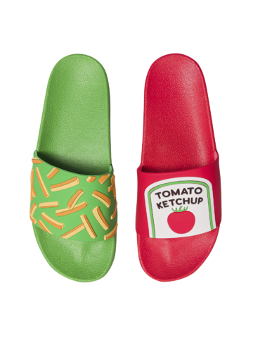 Sale Slides French Fries with Ketchup