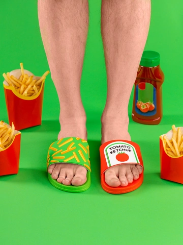 Výnimočný darček od Dedoles Sandales rigolotes Frites et ketchup