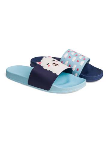 Pre dokonalý a originálny outfit Slides Llama & Clouds