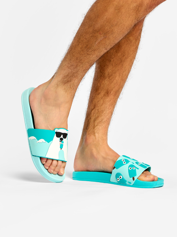 ОТСТЪПКА Весели чехли Мечка и сладолед на клечка