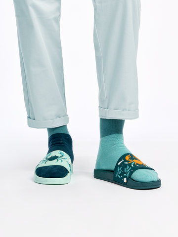 ОТСТЪПКА Весели чехли Морски рак