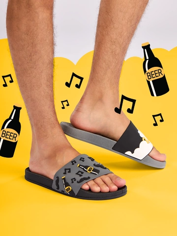 Pre dokonalý a originálny outfit Sandales rigolotes Fête de bière