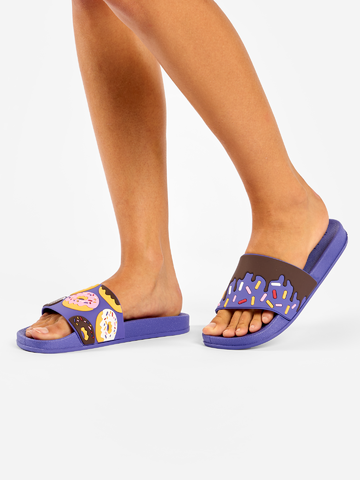 Eredeti ajándék a Dedolestől Vidám papucs Édes fánkok