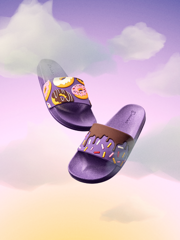 Eredeti és szokatlan ajándékot keres? a megajándékozottat garantáltan meglepi Vidám papucs Édes fánkok