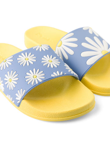 Hľadáte originálny a nezvyčajný darček? Obdarovaného zaručene prekvapí Весели чехли Слънчеви маргаритки