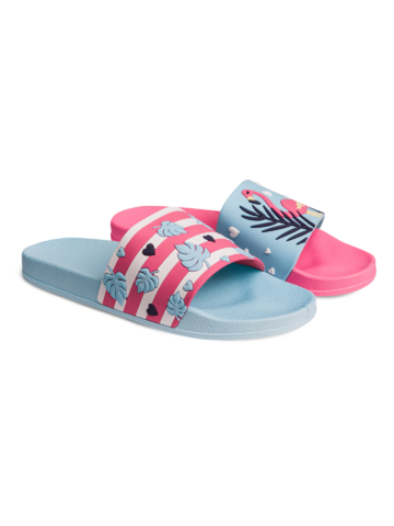 Adidas flamingo slides new arrivals