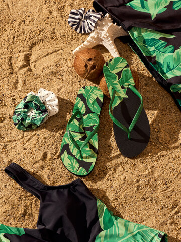 Ajándék tipp Vidám flip-flop Banánlevelek