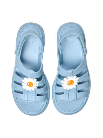 Tip na darček Sandali Eva Fisherman da donna blu polvere