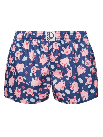 Tip na darček Vrolijke damesboxershorts Vliegende varkens