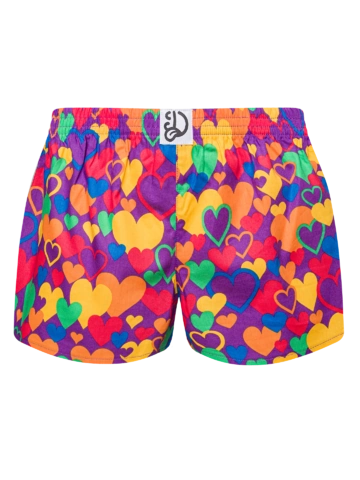 Pre dokonalý a originálny outfit Caleçon rigolo pour femmes Amour multicolore