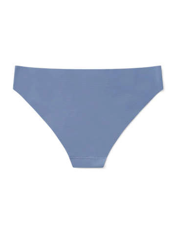 Lifestyle foto Studeně modré dámské bezešvé kalhotky