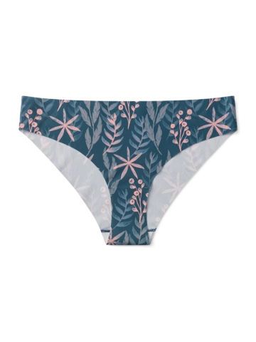 Výpredaj Veselé dámske bezšvové nohavičky Nočná lúčna tráva