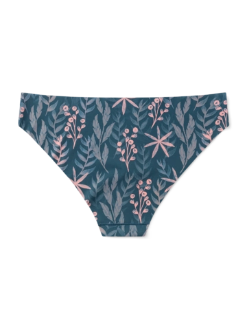 Zľava Veselé dámske bezšvové nohavičky Nočná lúčna tráva