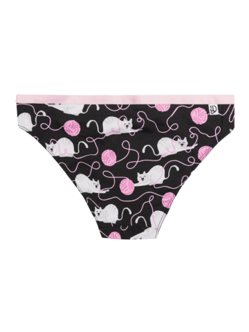 Eredeti és szokatlan ajándékot keres? a megajándékozottat garantáltan meglepi Vidám női alsó Cica és gombolyag