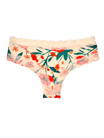 Szerezzen magának örömet ezzel a Dedoles darabbal Női csipkés bugyi Pipacsos kert