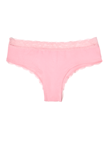 Szerezzen magának örömet ezzel a Dedoles darabbal Korallrózsaszín női bugyi csipkével