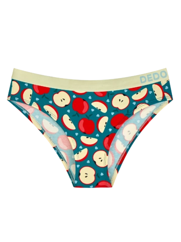 Potešte sa týmto kúskom Dedoles Veselé dámske nohavičky s modalom Červené jabĺčko