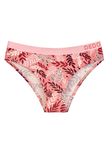 Pre dokonalý a originálny outfit Veselé dámske nohavičky s modalom Ružové listy