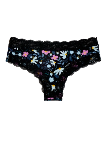 Potešte sa týmto kúskom Dedoles Slip da donna con inserti in pizzo Fiori viola